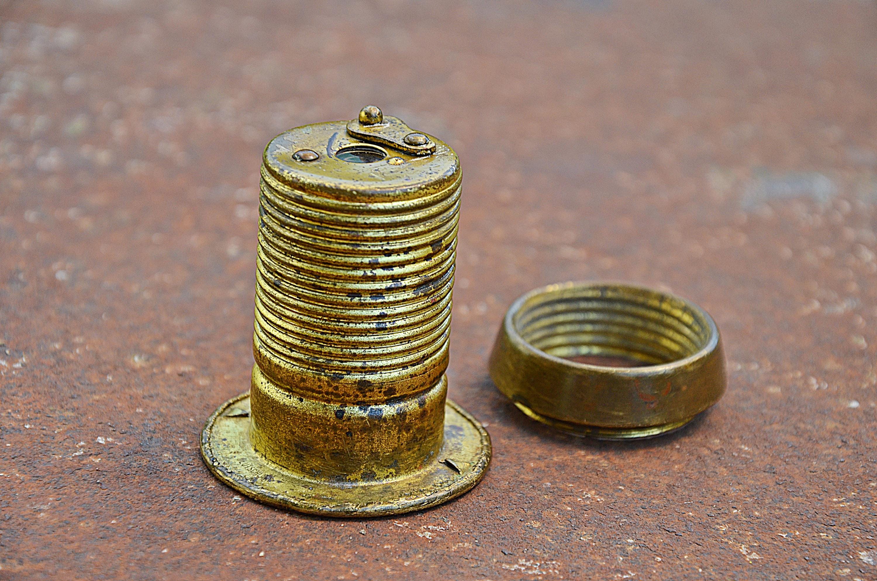 Viseur De Porte LEIGH - Laiton Massif - Fabriqué Aux USA - Oeilleton Vintage 160° - NEUF Ancien Stock