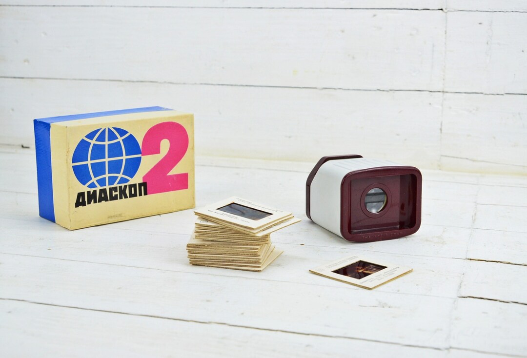 Slide Viewer, Vintage Slide Viewer Leningrad, Projector, Photo Prop ...