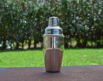 Vintage metalen cocktailshaker
