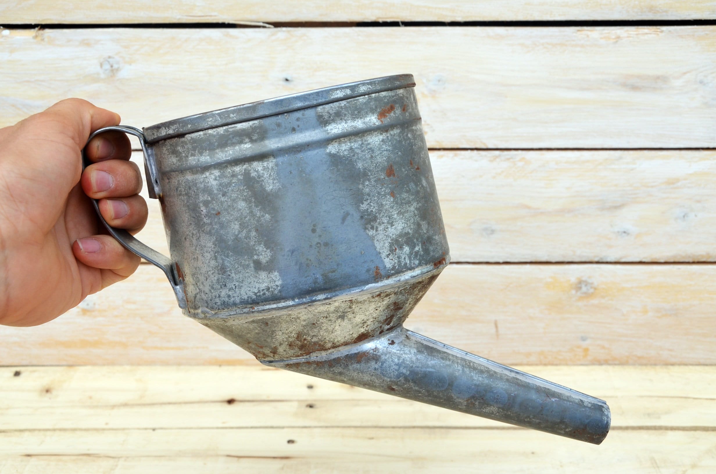 Vintage Metal Funnel Metal Fuel Funnel Large Oil Funnel Etsy UK