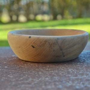 Primitive Wooden Bowl, Antique Wooden Bowl, Handmade Bowl