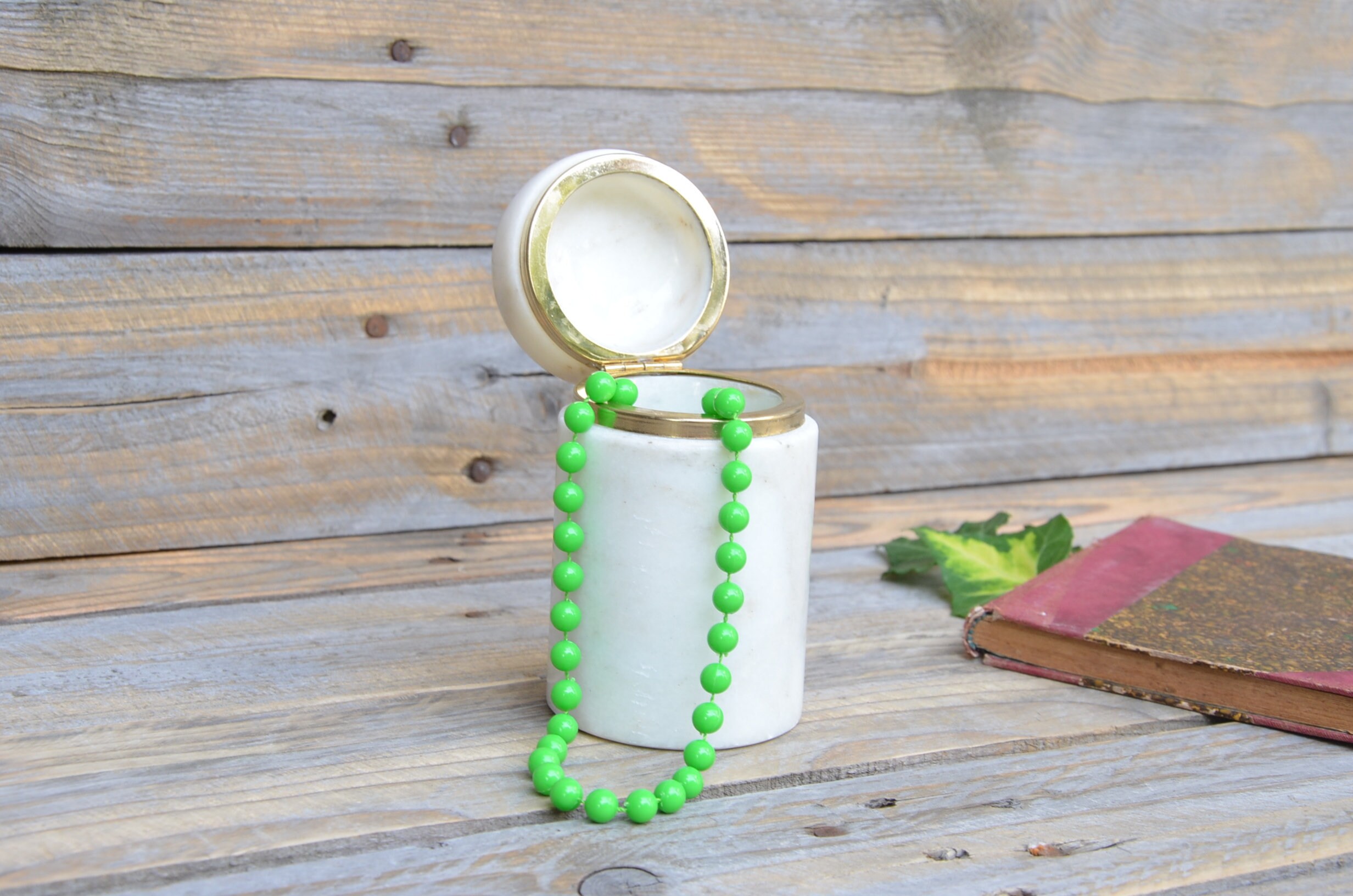 大理石の小物入れアンティーク風