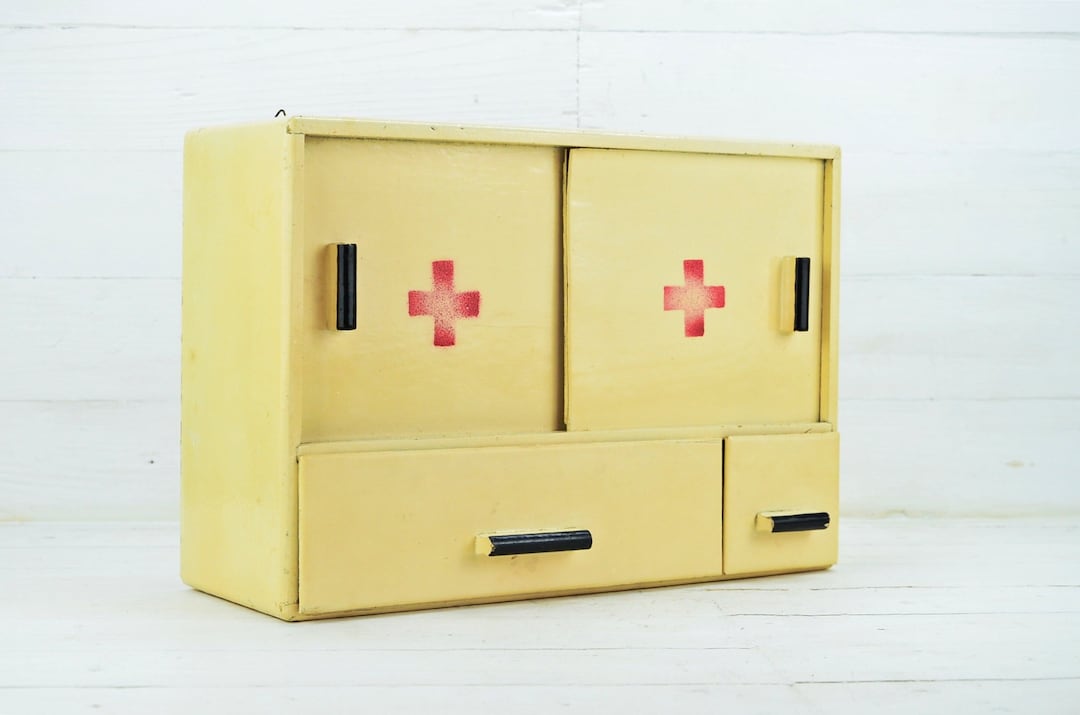 Vintage Medicine Wooden Medicine Apothecary Etsy