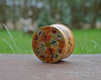 ヴィンテージ木製シガレットボックス - 1980年代ブルガリア産、焼き