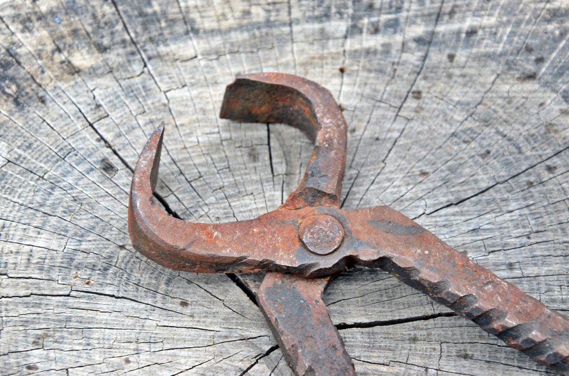 Vintage Iron Pliers Antique Fence Pliers Vintage Pincers Etsy