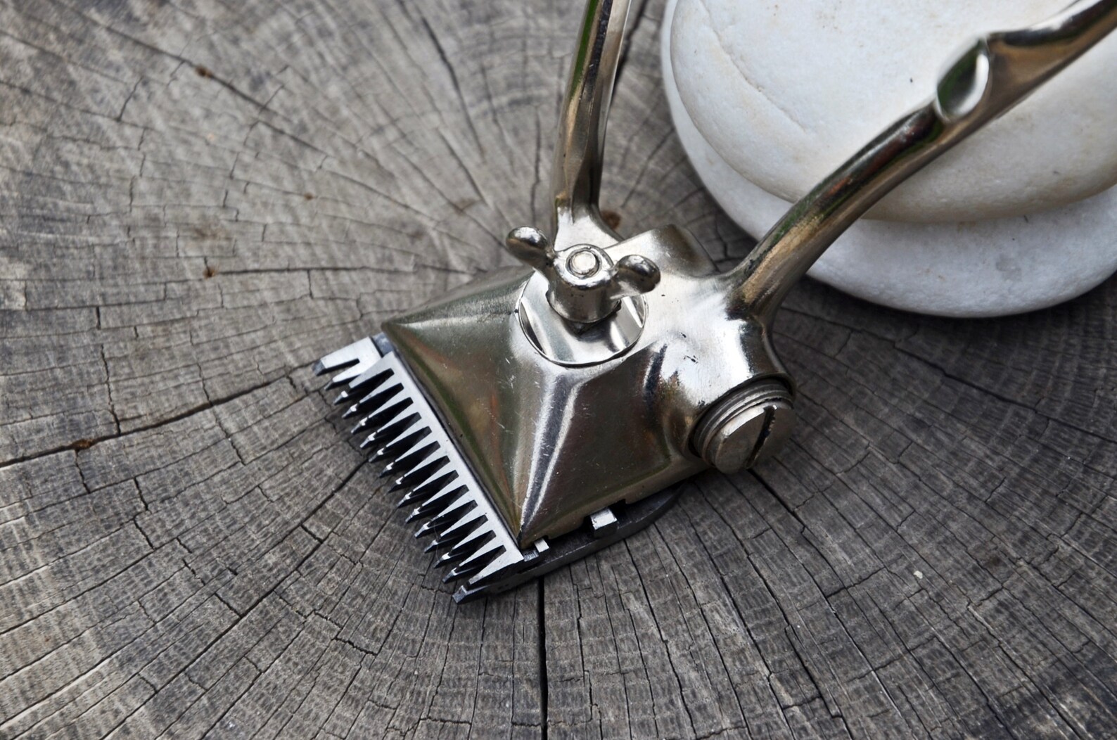 Manual Beard Clipper Vintage Hair Clipperq Etsy