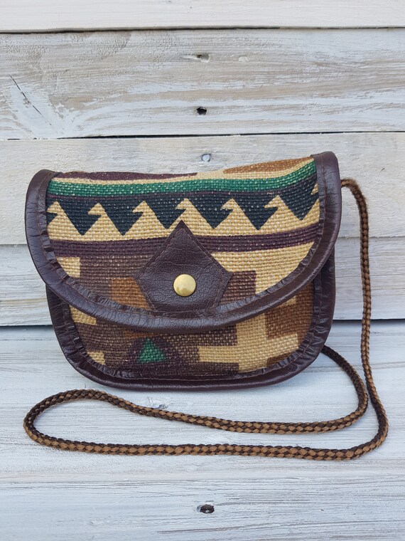 Vintage  woven bag - Retro bag - Clutch bag - Old… - image 3