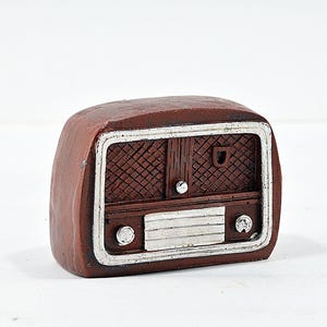 Vintage Radio Mockup: Retro Cassette Player Model