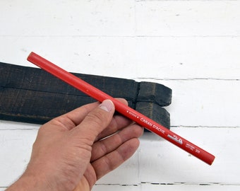 Red Pencils, Vintage SUISSE Caran Dache,  Unsharpened