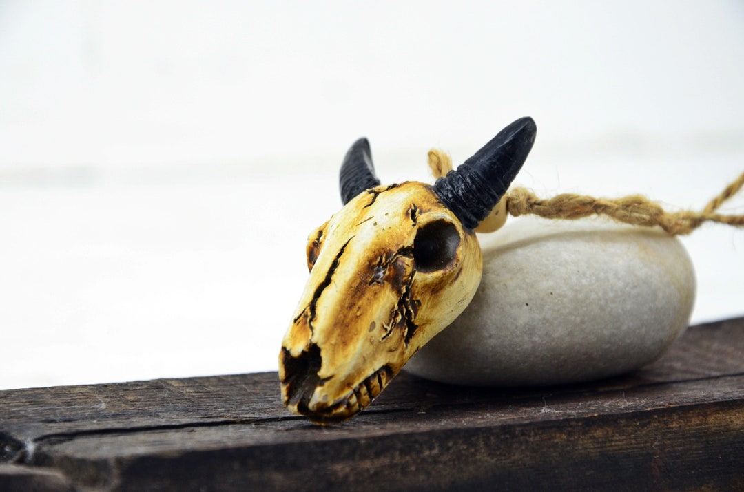 Vintage Ceramic Bull Skull: Small Animal Skull Sculpture - Etsy