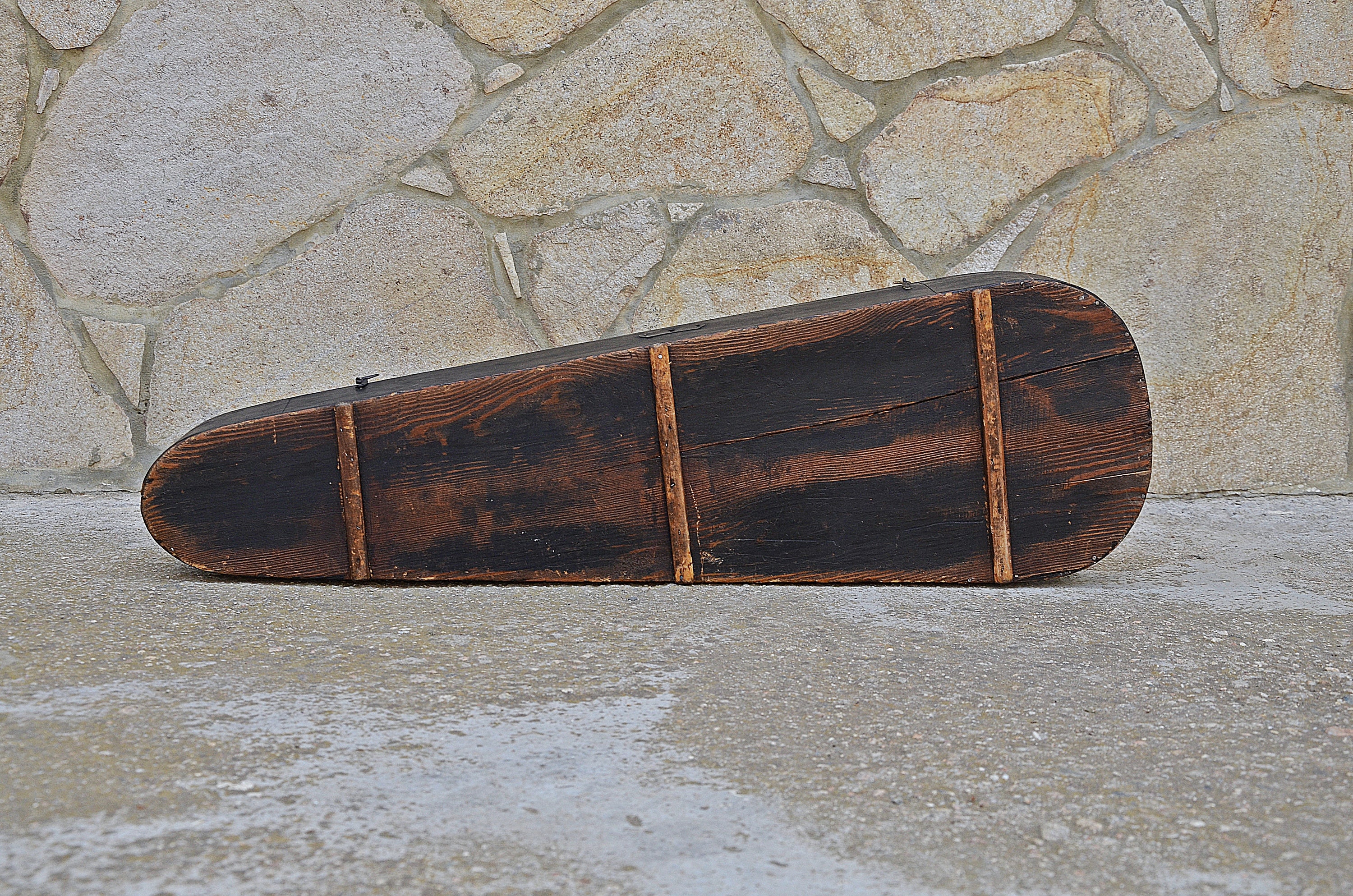 Antique Wood Violin Case, Vintage Handmade Violin Box