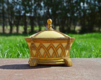 Vintage Jewelry Box: Retro Home Decor, Collectible Gift