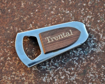 Vintage Metal Bottle Opener, Bar Accessory