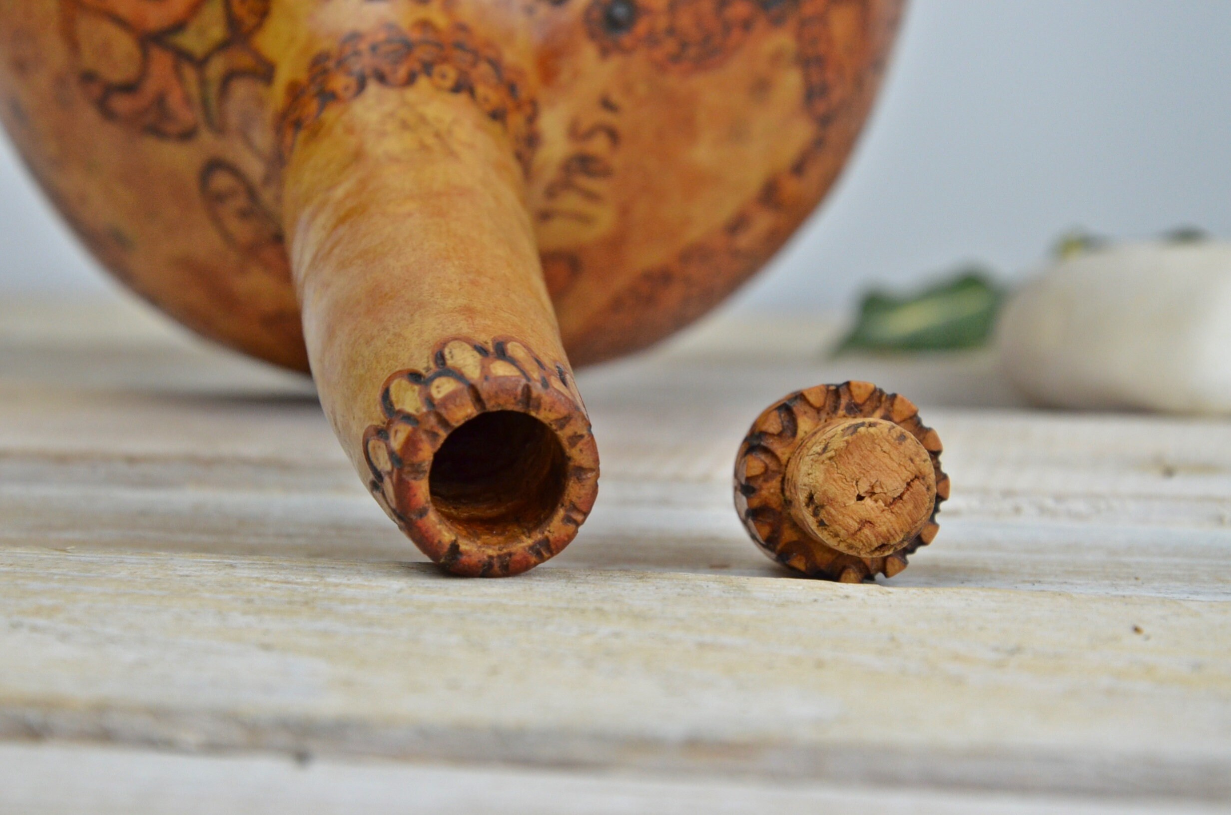Gourd Canteen Handmade Gourd Canteen Drinking Gourd Hand Etsy