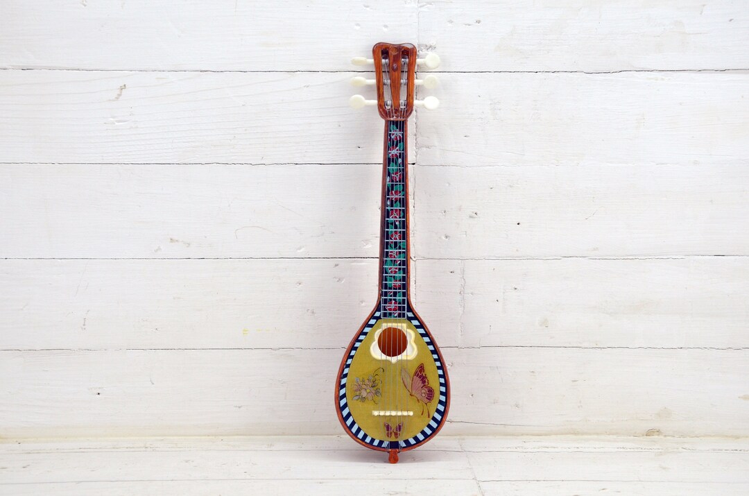 Vintage Musical Instrument Mandolin Children's Toy - Etsy Australia