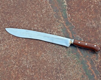 Hand Forged Hunting Knife, Steel Blade, Military Grade