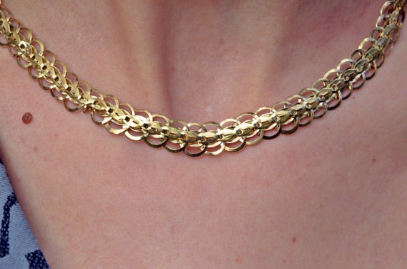 Bronze necklace - Handmade Bronze Necklace - Antiq