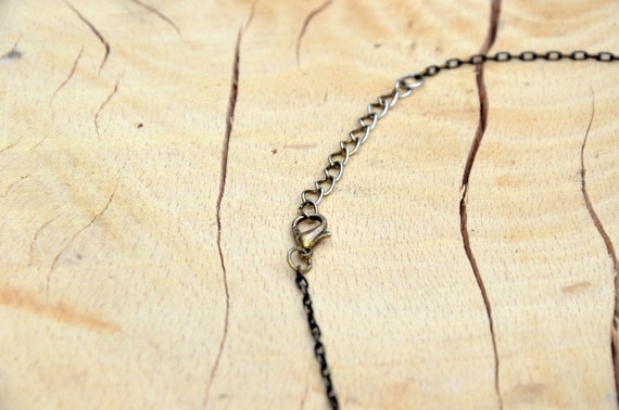 Vintage necklace Handmade Bronze Necklace Antique… - image 9