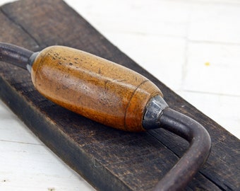 アンティークハンドドリル：1940年代の手動木工工具 - Etsy 日本