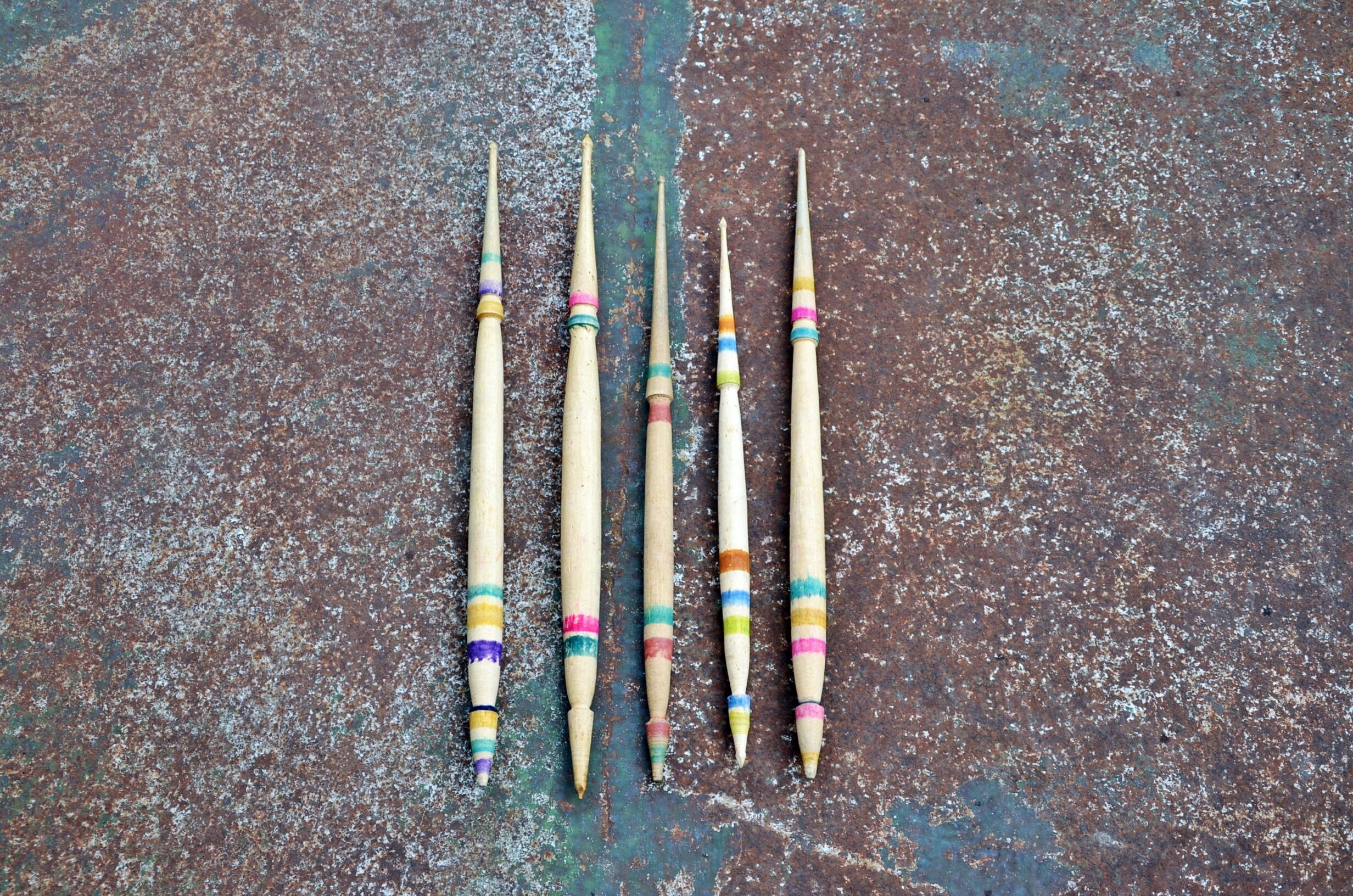 Antique Primitive Wooden Hand Carved Spindles for Weaving Wool Etsy