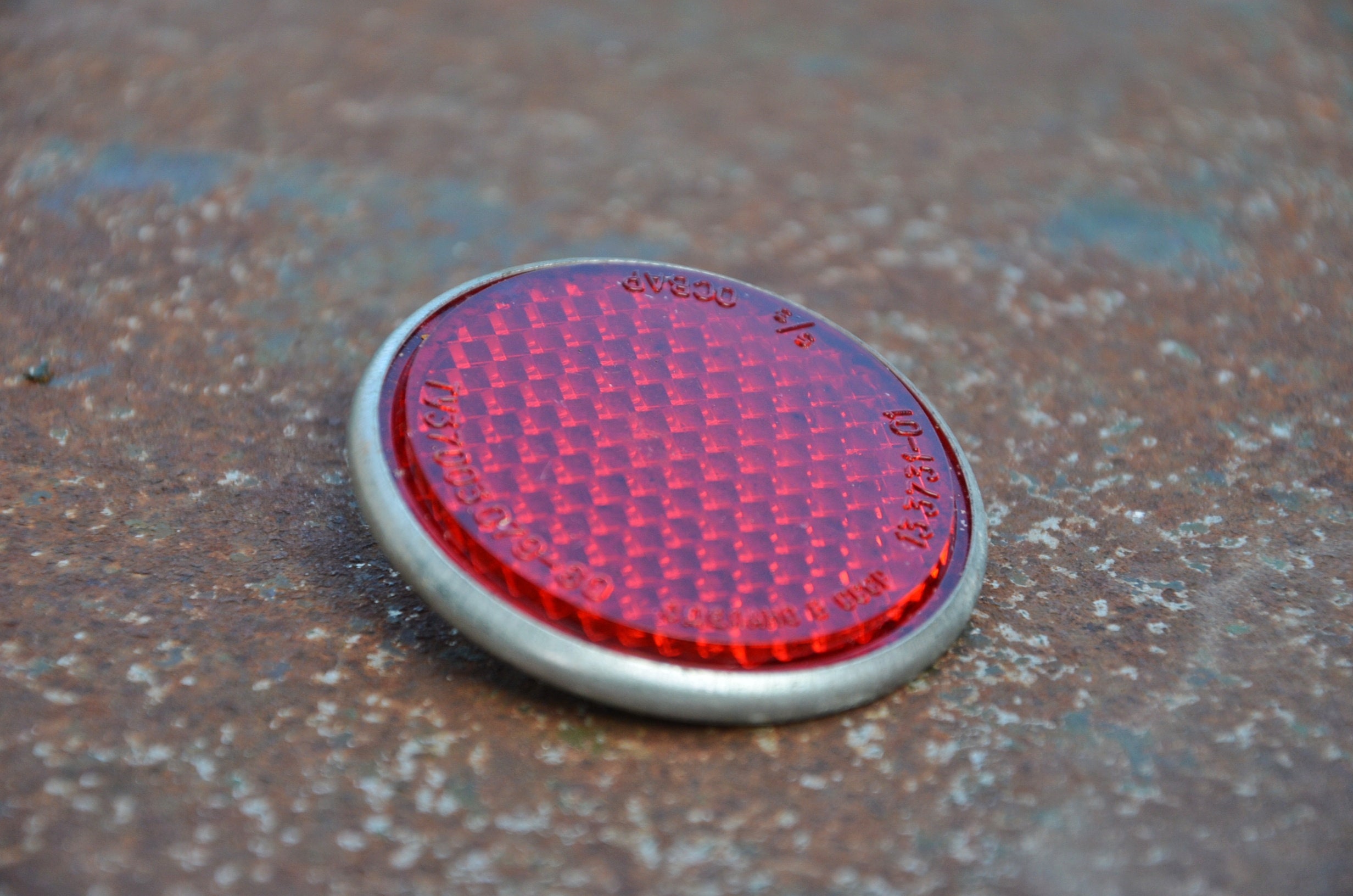 Buy Vintage Reflector Bicycle Soviet Bike Parts USSR Round