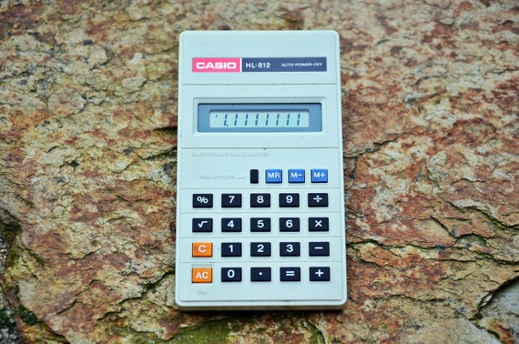 Casio 2025 calculadora vintage