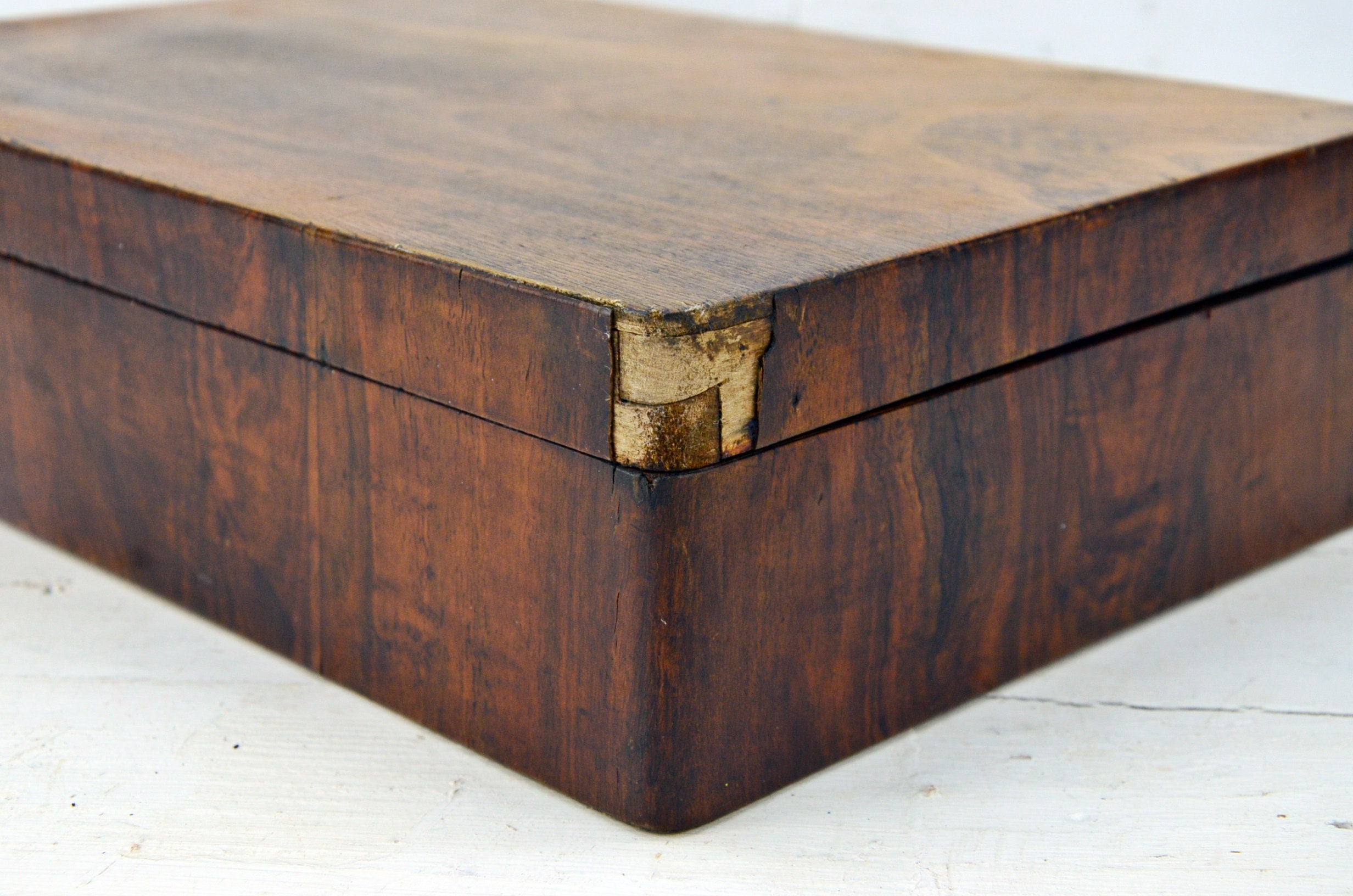 Vintage Wooden Artist Paint Box Antique Paint Box Large Etsy