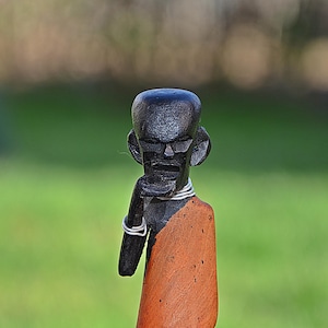 African Statue Sculpture, Vtg African Bust, African Art Sculpture, Decorative Sculpture, Tabletop Bust Decor, Living Room Gift