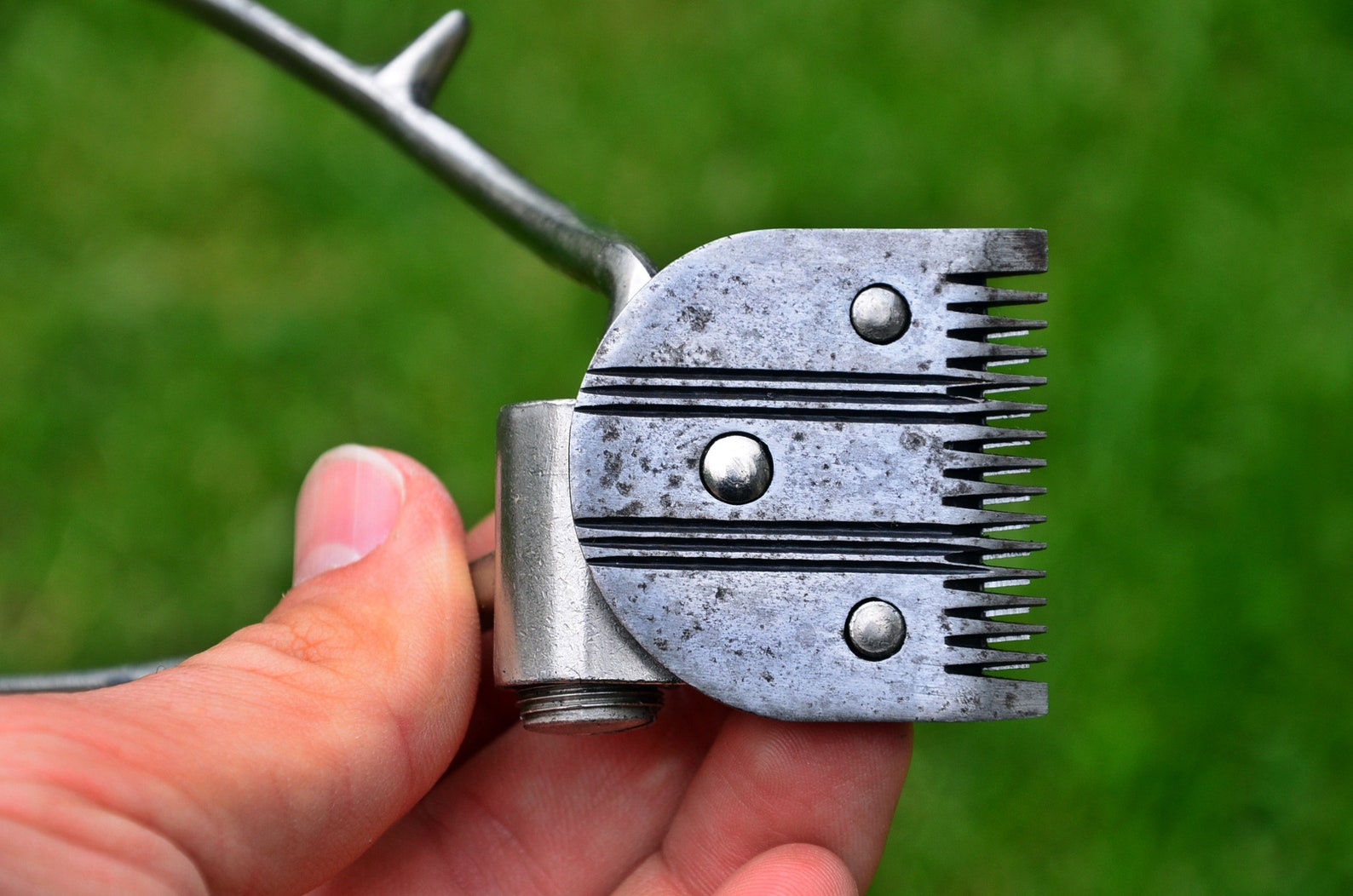 Manual beard clipper Vintage hair clipper Old barber tool Etsy