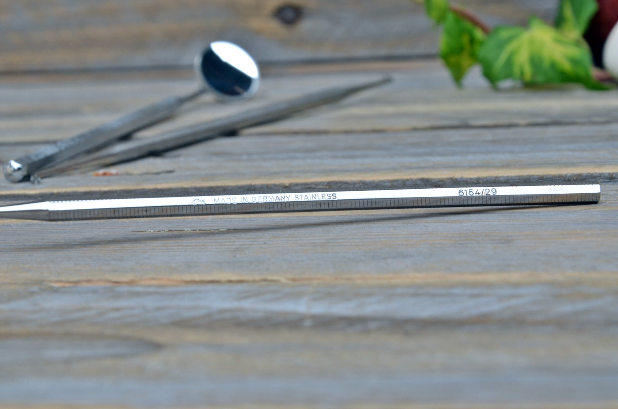 ヴィンテージステンレススチール製歯科用ツールセット - 医療機器