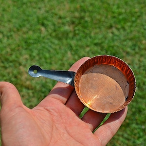 Vintage Mini Copper Frying Pan, Kitchen Decor