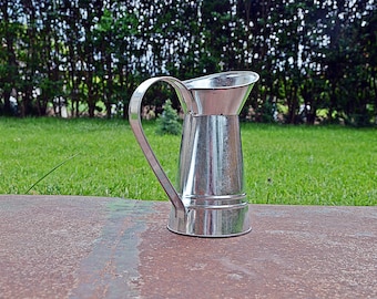 Pot à Lavement Ancien En Acier émaillé Blanc - Vintage, Marque Fontaine, Occasion