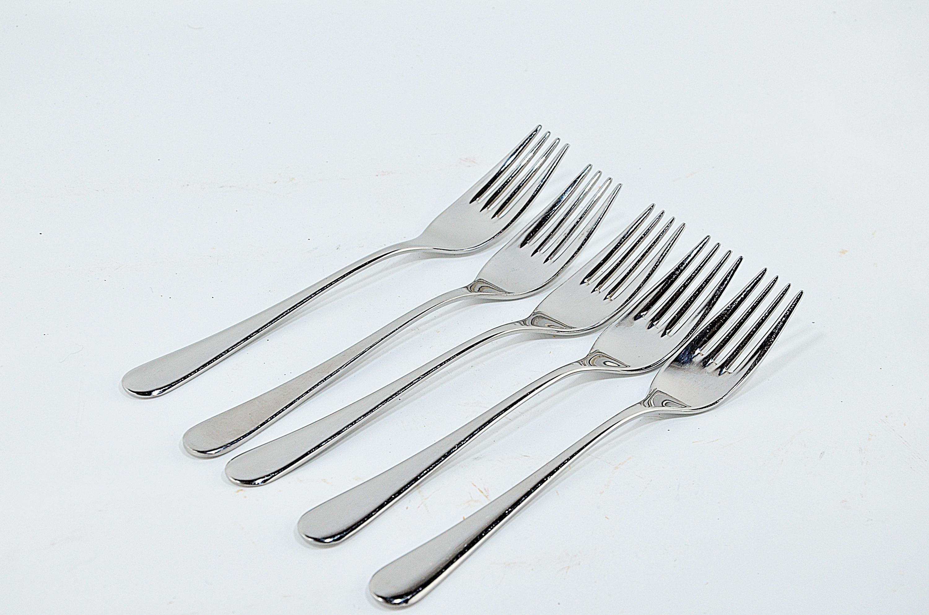 Vintage Forks Pinti Italy Pintinox Stainless 18/10, Flatware
