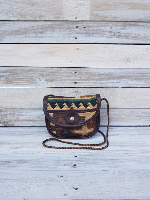 Vintage  woven bag - Retro bag - Clutch bag - Old… - image 4