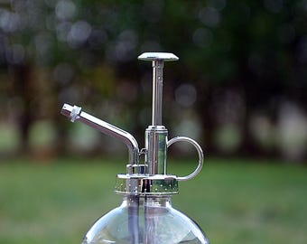 Vintage Inspired Glass Plant Mister: Decorative Spray Bottle