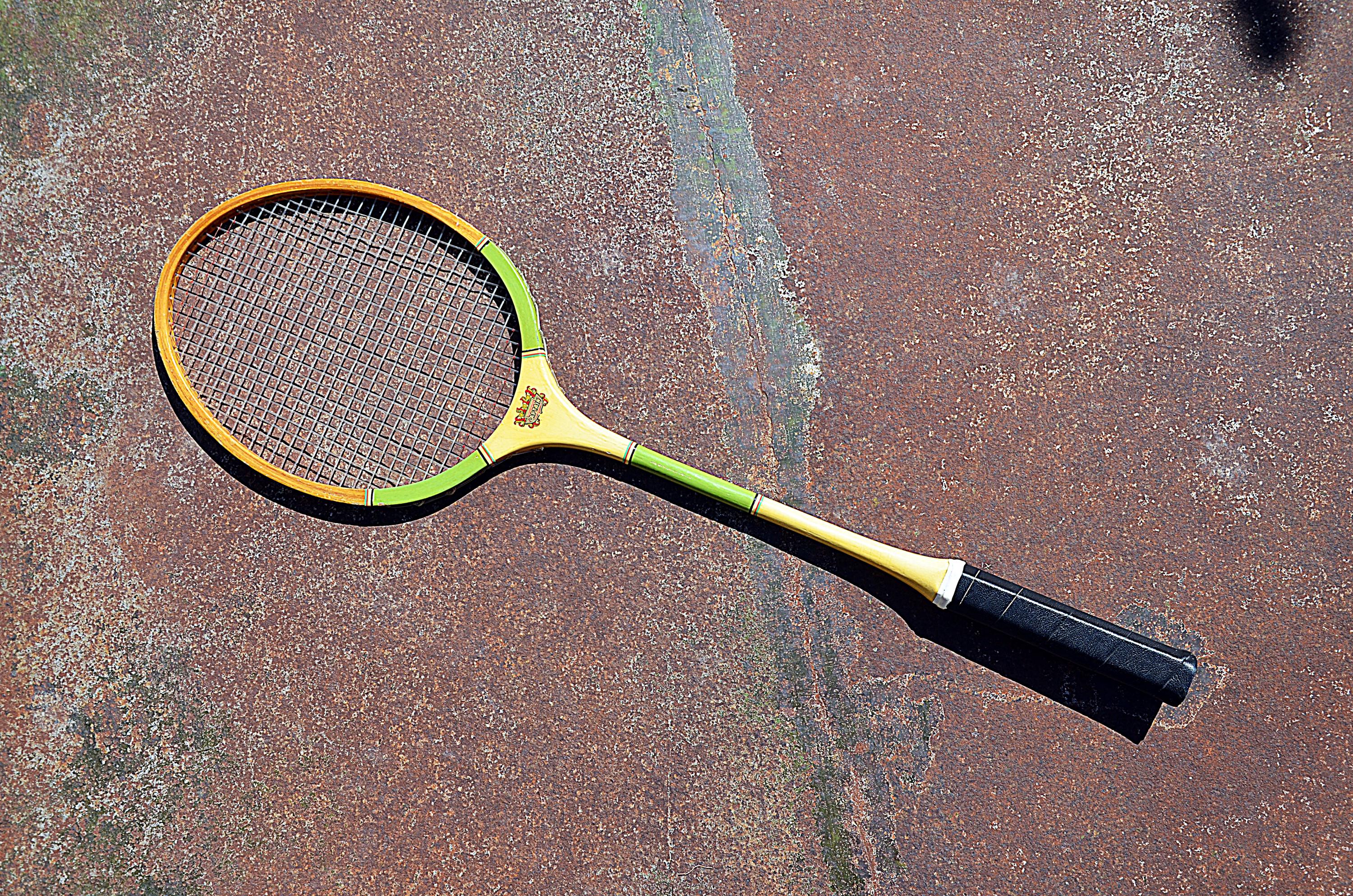 Raquette de badminton en bois vintage | Selency