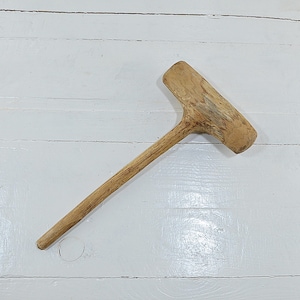 Wooden Primitive hammer, Antique hammer, Handmade primitive tool, Handcrafted wooden hammer, Rustic hammer, Country decor