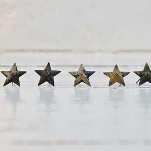 1960s USSR Officer Badge – Red Star Metal Insignia, Set of 5