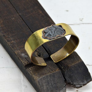 Antique bracelet, Medieval Bracelet, Handmade Bracelet, Vintage Bronze & Copper bracelet