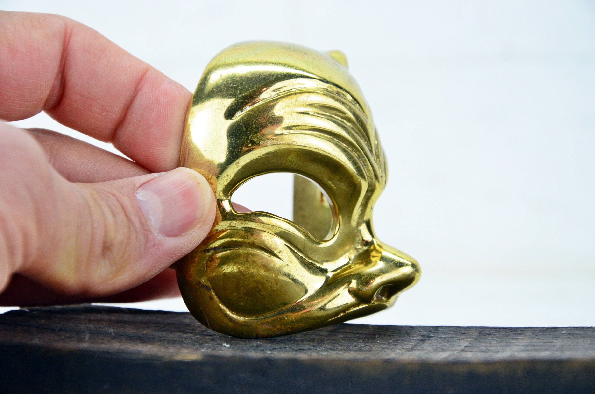 Décoration visage en métal - CréaDécoBoutique