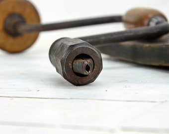 アンティークハンドドリル：1940年代の手動木工工具 - Etsy 日本