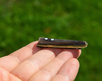 Vintage Tie Clip 1980s, hermoso clip de corbata retro