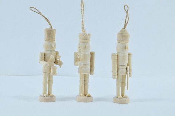 Anciens Soldats-jouets Peints En Bois Sculpté - Pièce Très Rare, Collection Vintage