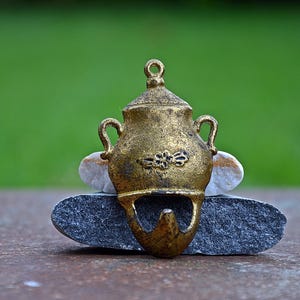 ヴィンテージ真鍮キッチンフック、エプロンハンガー、金属製装飾フック
