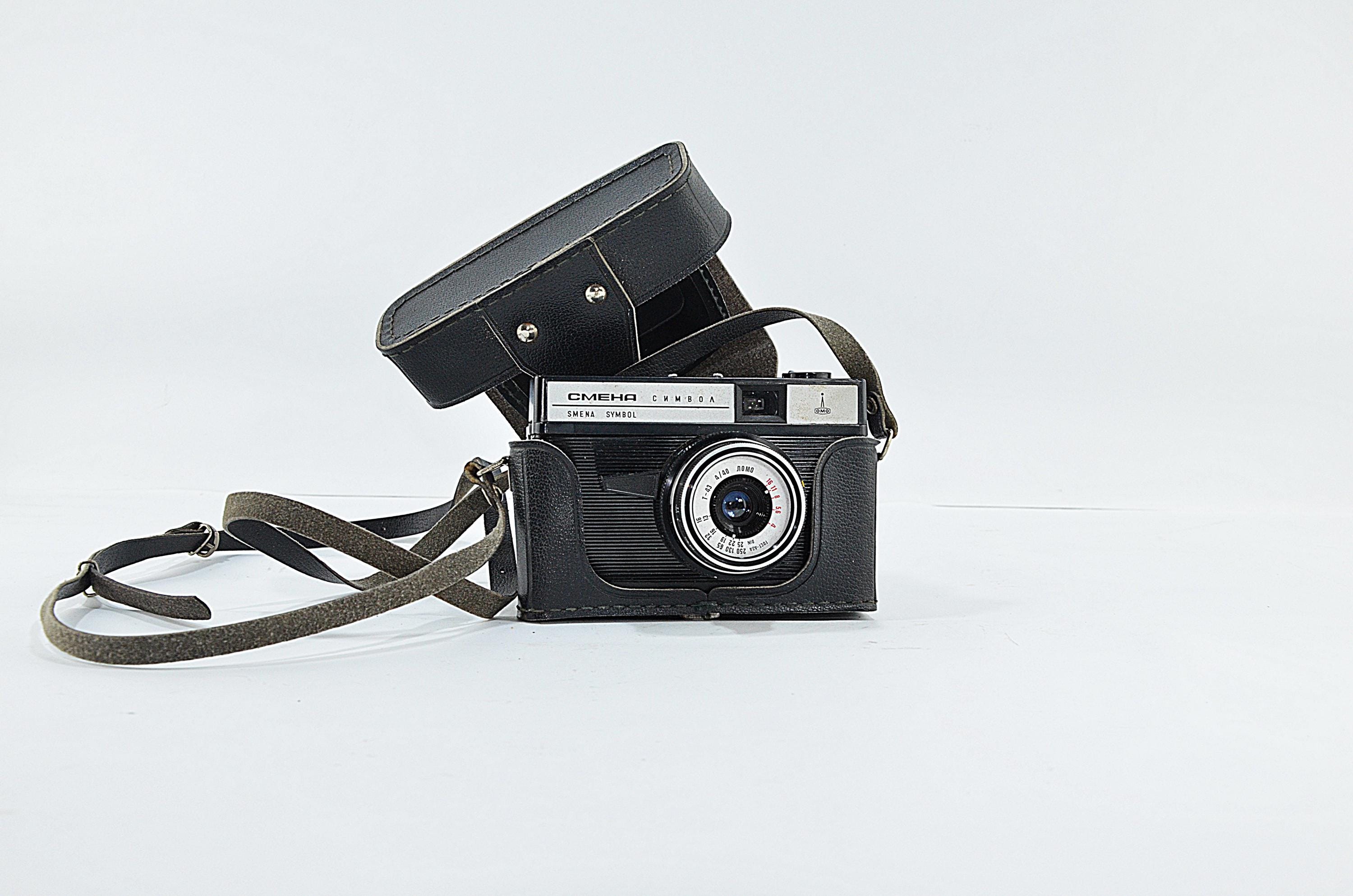 Smena-2 LOMO, フイルムカメラ、レザーケース、オリジナルボックス付き
