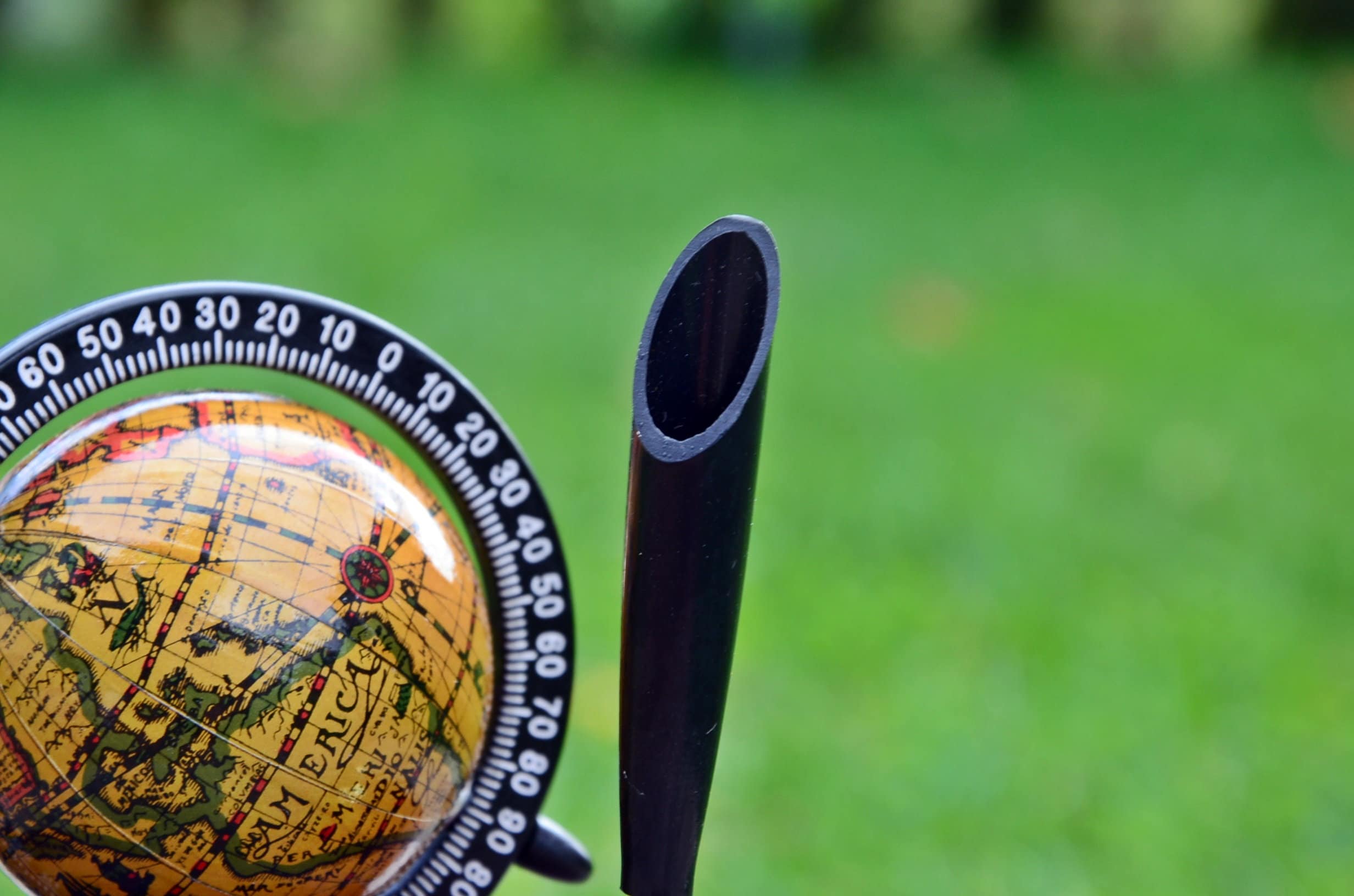 Vintage Small Globe Pencil Holder Decorative Desk Globe Etsy