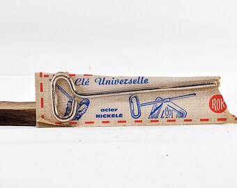Vintage ROK Sardine Tin Opener Key, Made in France, Unused with Original Packaging