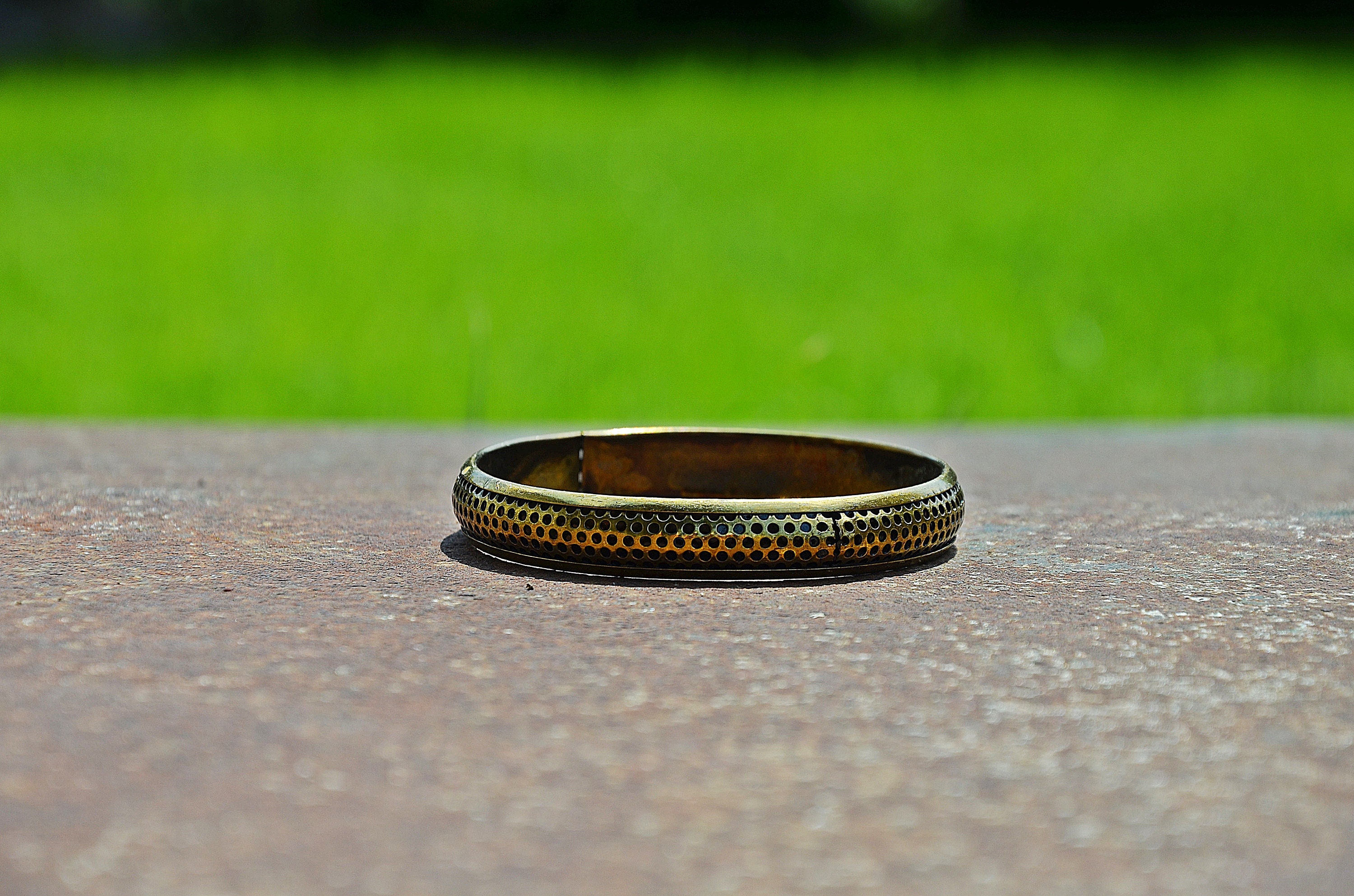 Vintage Brass Bracelet: Italian Retro Bangle, 1980s Jewelry - Etsy
