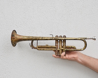 パン・アメリカン　PAN AMERICAN トランペット コルネット　ビンテージ Vintage Pan American Cornet Trumpet 1950s Brass W/ Case Mouthpiece