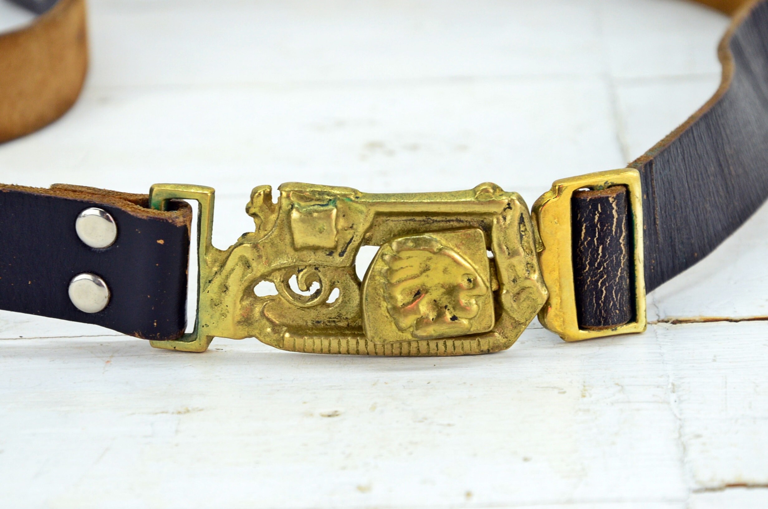 Rare Ceinture Dorsale Moto Vintage Années 60